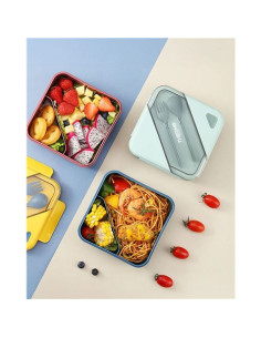 FIAMBRERA PORTA ALIMENTOS CUADRADO 1L THERMOSPORT 2