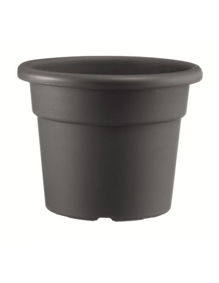 MACETA REDONDA DIAMETRO 20CM ANTRACITA ARTPLAST