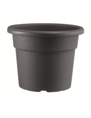 MACETA REDONDA DIAMETRO 25CM ANTRACITA ARTPLAST