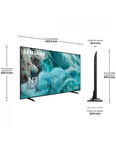 TELEVISOR SAMSUNG QLED Q7F4 TQ65Q7F4AU 65\" | ULTRA HD 4K | SMART TV | WIFI