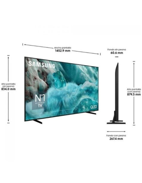 TELEVISOR SAMSUNG QLED Q7F4 TQ65Q7F4AU 65\" | ULTRA HD 4K | SMART TV | WIFI