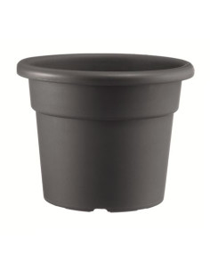 MACETA REDONDA DIAMETRO 22CM ANTRACITA ARTPLAST