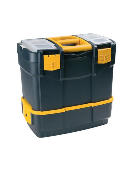 CAJA DE HERRAMIENTAS 460×280×455MM CON ORGANIZADORES Y BANDEJA ARTPLAST