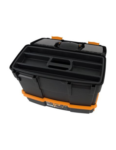 CAJA DE HERRAMIENTAS 420×220×340MM CON ORGANIZADORES Y BANDEJA ARTPLAST