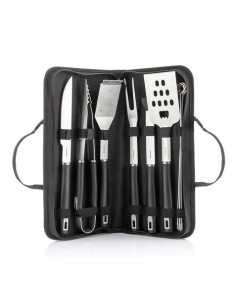 KIT DE 6 UTENSILIOS PARA BARBACOA CON MALETIN 2