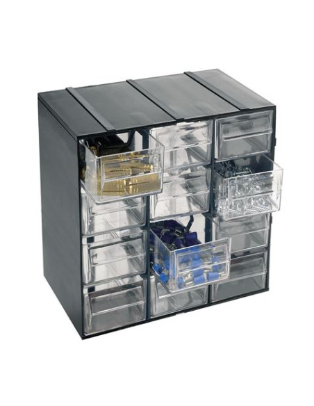 MUEBLE ORGANIZADOR PLASTICO 190X142X228MM CON 12 CAJONES ARTPLAST