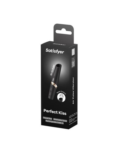 ESTIMULADOR DE CLITORIS PINTALABIOS PERFECT KISS AIR VIBRATOR SATISFYER