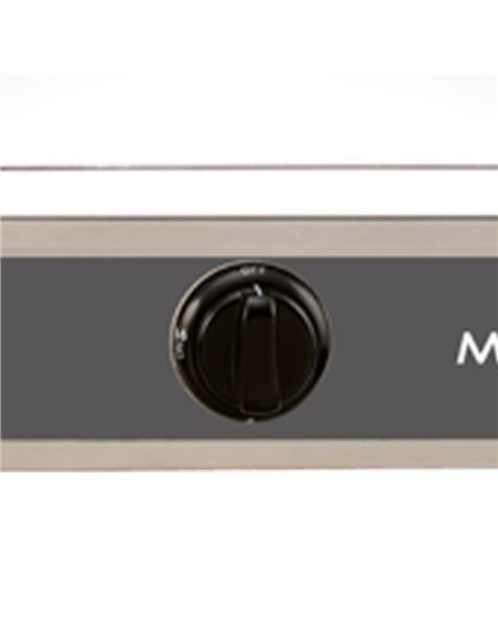 COCINA GAS INOX 3 FUEGOS SERIE STRONG + TAPA MUVIP