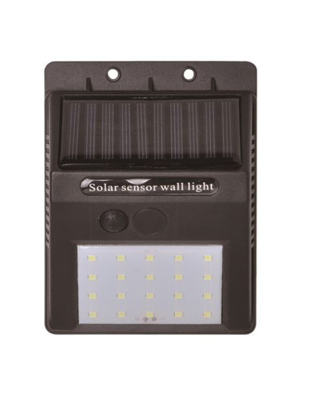 APLIQUE LED SOLAR 30LM NEGRO ELBAT