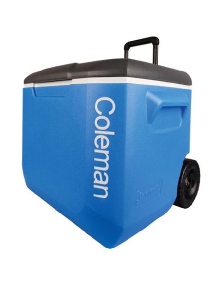 NEVERA RIGIDA 56 LITROS BLACK & BLUE CON RUEDAS 60QT COLEMAN