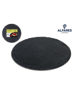 SET 6 PLATOS PIZARRA 25CM ALFARES