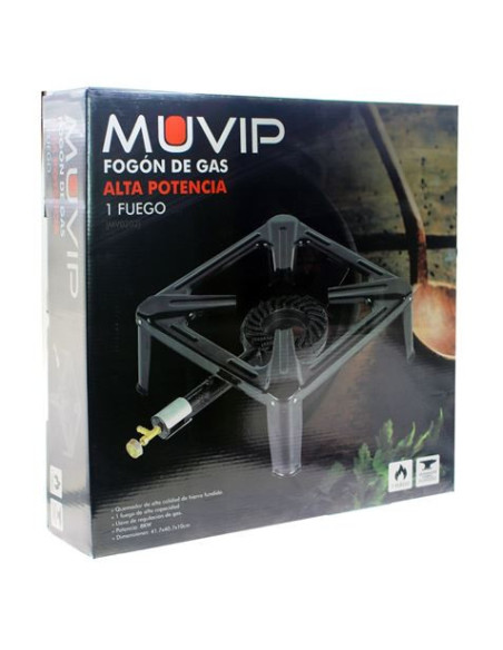 FOGON / HORNILLO DE GAS ALTA POTENCIA 1 FUEGO MUVIP