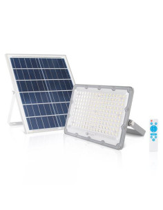 FOCO LED SOLAR 100W 2700LM + CONTROL REMOTO ELBAT 2