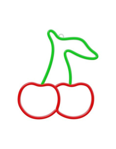 LAMPARA DECORATIVA NEON LED CHERRY FOREVER