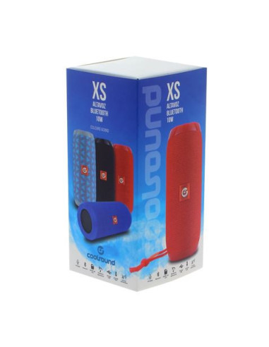 ALTAVOZ BLUETOOTH XS 10W ROJO COOLSOUND