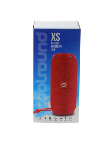 ALTAVOZ BLUETOOTH XS 10W ROJO COOLSOUND