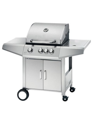 BARBACOA GAS INOX 4 FUEGOS MUVIP
