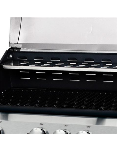 BARBACOA GAS INOX 4 FUEGOS MUVIP
