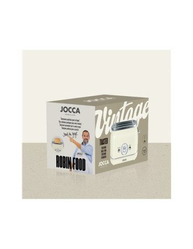 TOSTADOR VINTAGE CREMA 2 REBANADAS 700 JOCCA