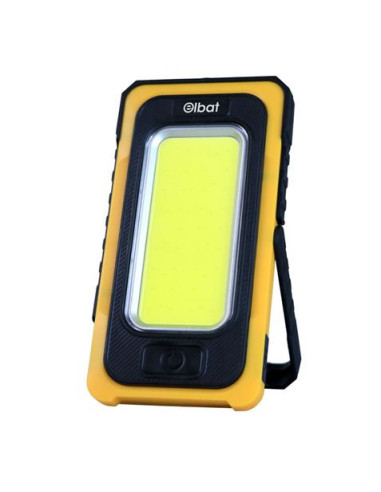 LINTERNA LED SOLAR RECARGABLE | GANCHO E IMÁN | COB 10W 800LM ELBAT