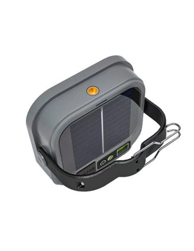 LINTERNA SOLAR DE CAMPING 500LM 12 MODOS, POWERBANK, IPX4 ELBAT