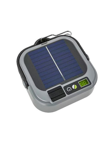 LINTERNA SOLAR DE CAMPING 500LM 12 MODOS, POWERBANK, IPX4 ELBAT