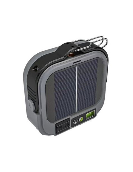 LINTERNA SOLAR DE CAMPING 500LM 12 MODOS, POWERBANK, IPX4 ELBAT