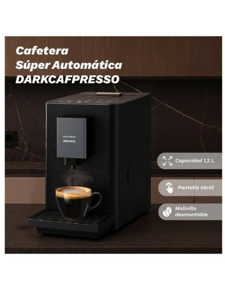 CAFETERA SUPERAUTOMATICA DARKCAFPRESSO GRUNKEL