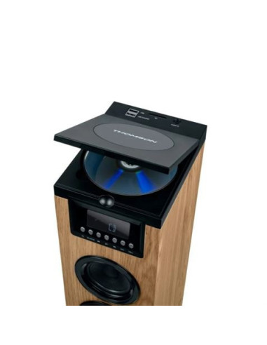 TORRE DE SONIDO 60W BLUETOOTH DS122CD COLOR MADERA THOMSON