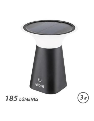 LAMPARA SOLAR RECARGABLE 3W 185LM ELBAT