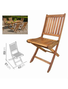 SILLA DE MADERA PLEGABLE URBAN LIVING