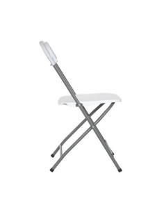 SILLA RESINA PLEGABLE 80X50X45CM BLANCA SUNGARDEN 2