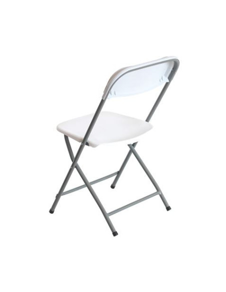 SILLA RESINA PLEGABLE 80X50X45CM BLANCA SUNGARDEN