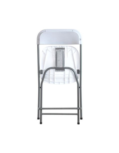 SILLA RESINA PLEGABLE 80X50X45CM BLANCA SUNGARDEN