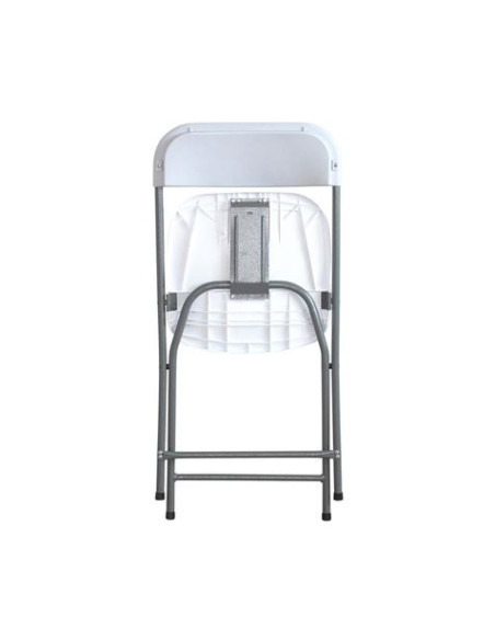 SILLA RESINA PLEGABLE 80X50X45CM BLANCA SUNGARDEN
