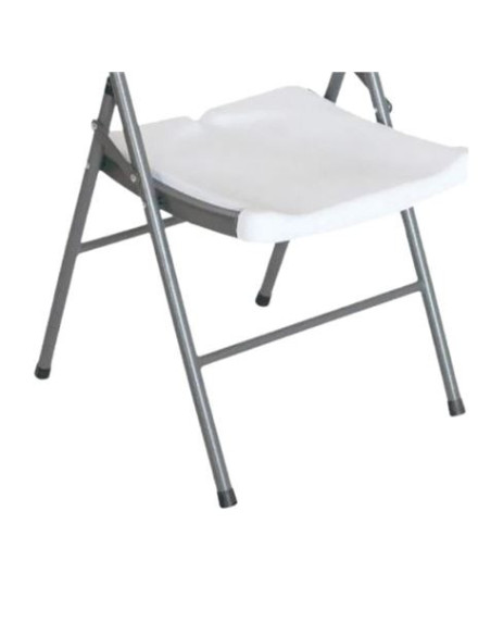 SILLA RESINA PLEGABLE PRO 44X53X83CM BLANCA SUNGARDEN