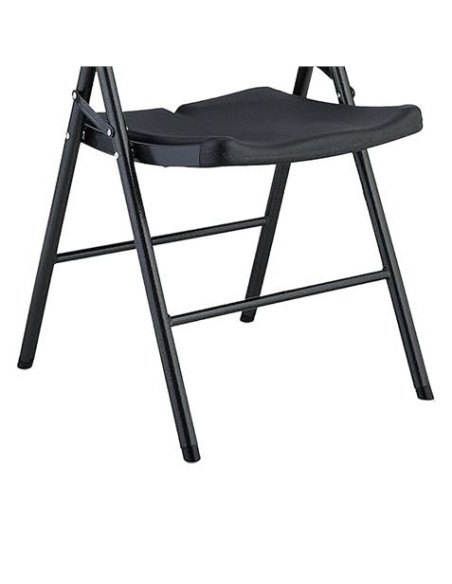 SILLA RESINA PLEGABLE PRO 44X53X83CM NEGRA SUNGARDEN
