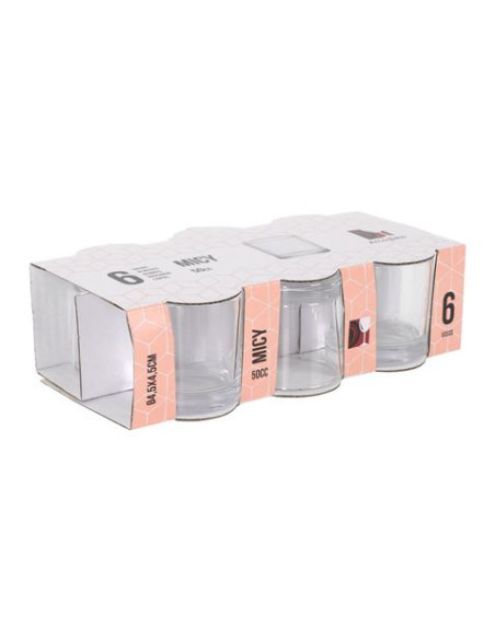 SET 6 VASOS CHUPITO 50CC MICY ARCOGLASS