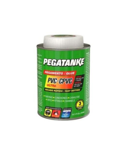PEGAMENTO PARA PVC-CPVC 240ML PEGATANKE