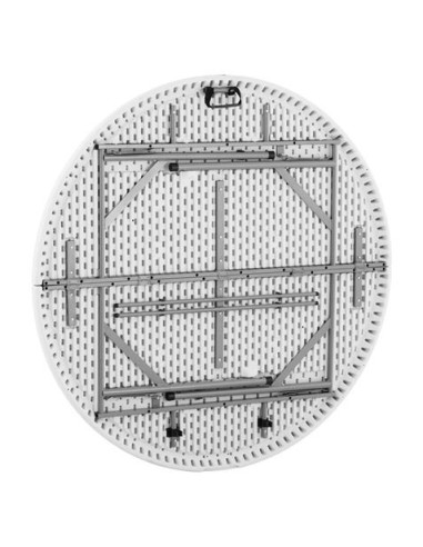 MESA DE RESINA REDONDA PLEGABLE 160X74CM 4.5CM SUNGARDEN