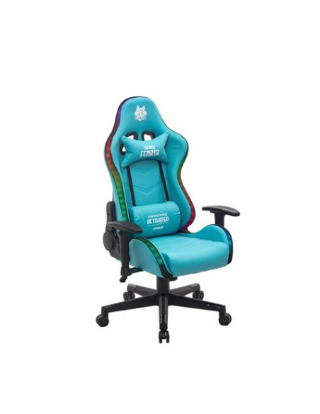 SILLA GAMING RGB SERIE FENRIR VERDE CROMAD