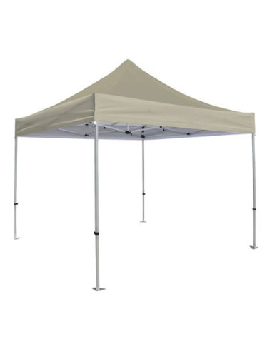 CARPA PLEGABLE ALUMINIO 3X3 METROS 300GRS BEIGE SUNGARDEN