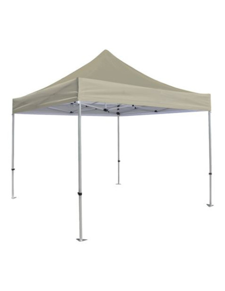 CARPA PLEGABLE ALUMINIO 3X3 METROS 300GRS BEIGE SUNGARDEN