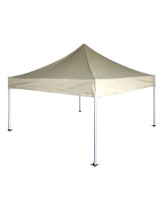 CARPA PLEGABLE ALUMINIO 3X3 METROS 300GRS BEIGE SUNGARDEN 2