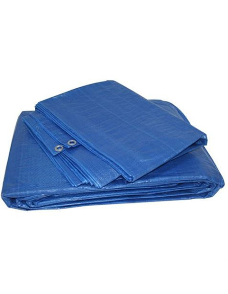 TOLDO / LONA AZUL CON OJALES DE METAL 2X3 METROS SUNGARDEN