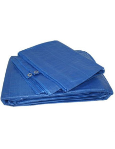 TOLDO / LONA AZUL CON OJALES DE METAL 8X10 METROS SUNGARDEN 2