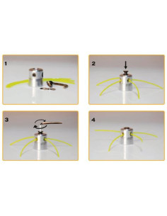 CABEZAL UNIVERSAL DE ALUMINIO PARA DESBROZADORAS CON HILO BLIM 2