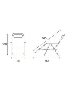 TUMBONA PLEGABLE BURDEOS DE ACERO CON COJIN CERVICAL 2