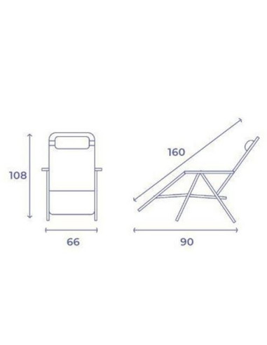 TUMBONA PLEGABLE BURDEOS DE ACERO CON COJIN CERVICAL