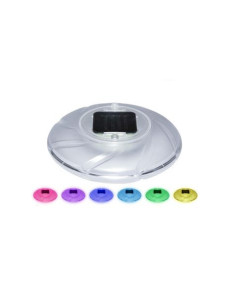 LUZ SOLAR RGB FLOTANTE 18CM PARA PISCINAS BESTWAY
